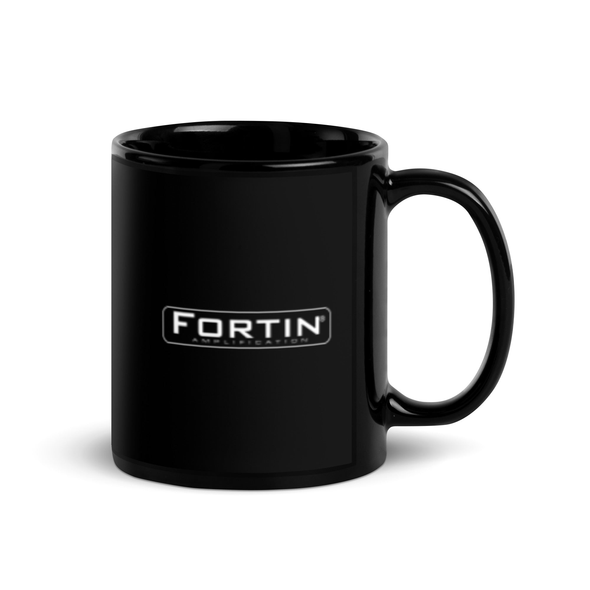 Fortin Black Logo Mug